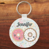 Zoete donuts sleutelhanger (Voorkant)