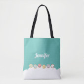Zoete donuts tote bag (Voorkant)