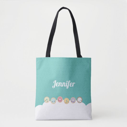 Zoete donuts tote bag (Voorkant)