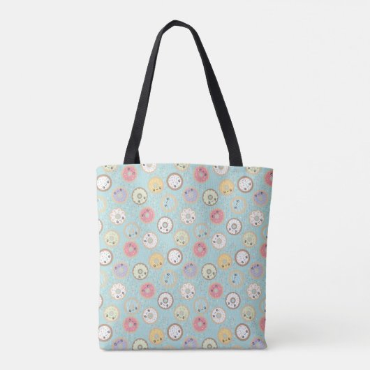 Zoete donuts tote bag (Achterkant)