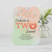 Zoete Donuts Verjaardag Kaart (Staand voorkant)