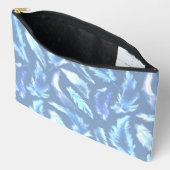 zoete dromen - blauwe aquarel veren : etui (Open)