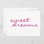 zoete dromen briefkaart (Voorkant / Achterkant)