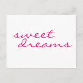 zoete dromen briefkaart (Voorkant)