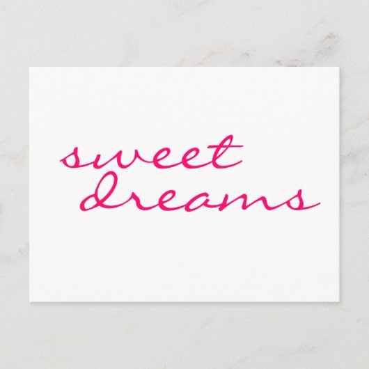 zoete dromen briefkaart (Voorkant)