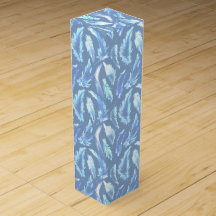 zoete dromen - cyaanblauw waterverf veren :