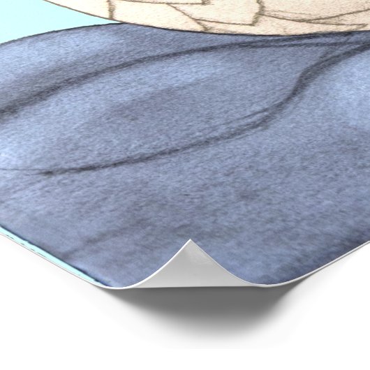 Zoete dromen (de Engel en de Zwan) (volledige kleu Poster (Hoek)