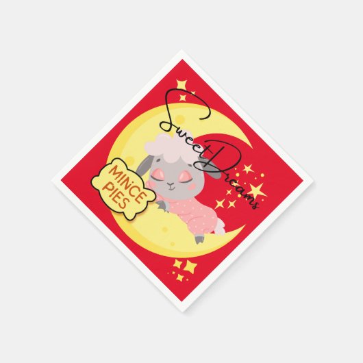 Zoete dromen en gehakt taarten servet (Hoek)