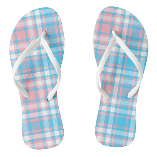 Zoete Dromen Geruite Flip Flops (Voetbed)