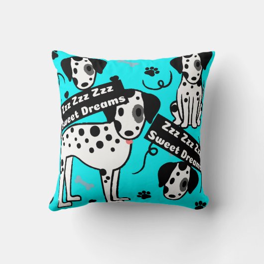 Zoete dromen hond kussen (Achterkant)