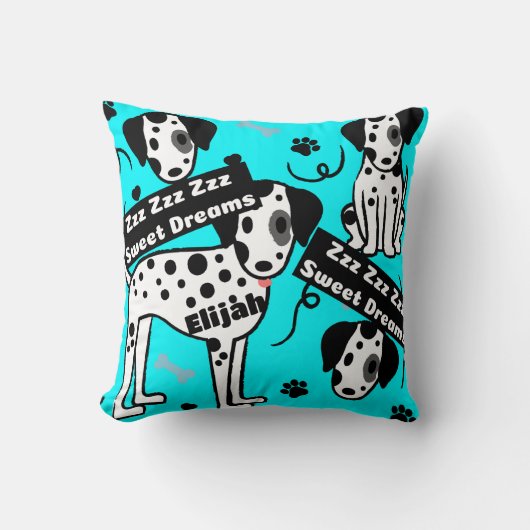 Zoete dromen hond kussen (Voorkant)