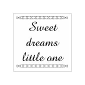 Zoete dromen kleine een rubberen stempel (Afrduk)