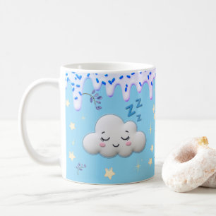 Zoete Dromen Knuffelende Slaapwolk en Blauwebesmok Koffiemok