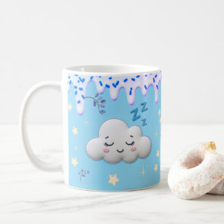 Zoete Dromen Knuffelende Slaapwolk en Blauwebesmok Koffiemok