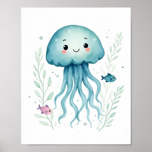 Zoete Dromen Kwallen Poster (Voorkant)