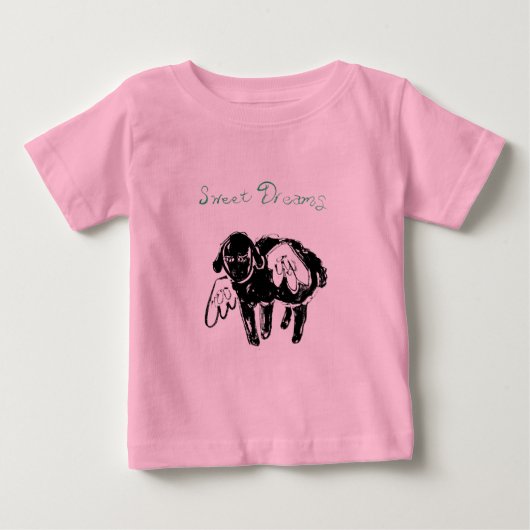 Zoete Dromen Lam Baby Shirt (Voorkant)