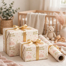 Zoete Dromen Maan en Wolken Baby Roze Blush