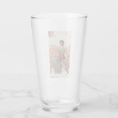 Zoete dromen (Mooie Romeinse vrouw op tijgerhuid) Glas (Achterkant)