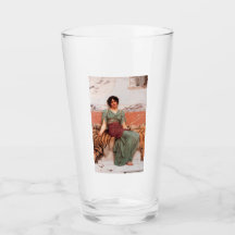 Zoete dromen (Mooie Romeinse vrouw op tijgerhuid)
