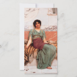 Zoete dromen (Mooie Romeinse vrouw op tijgerhuid) Kaart