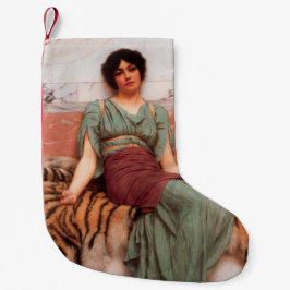 Zoete dromen (Mooie Romeinse vrouw op tijgerhuid) Kleine Kerstsok