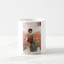 Zoete dromen (Mooie Romeinse vrouw op tijgerhuid)