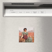 Zoete dromen (Mooie Romeinse vrouw op tijgerhuid) Magneet (Insitu (Vaatwasser))