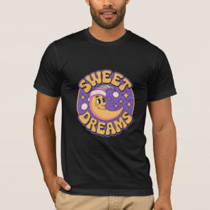 Zoete Dromen Retro Maan T-shirt