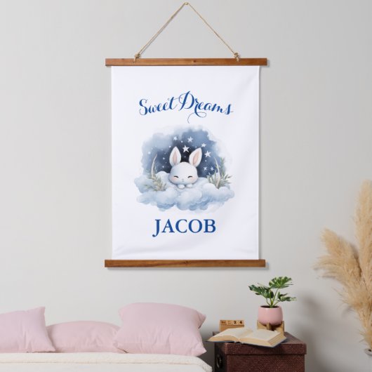 Zoete Dromen Schattig Hangend Wandkleed (Slaapkamer)
