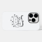 Zoete dromen slapende maan en wolk met sterren Case-Mate iPhone case (Achterkant (horizontaal))