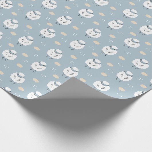 Zoete dromen tellen schapen cadeaupapier (Hoek)