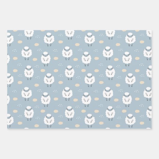 Zoete dromen tellen schapen inpakpapier vel (Voorkant 3)