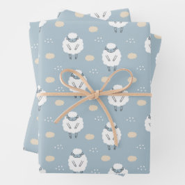 Zoete dromen tellen schapen inpakpapier vel