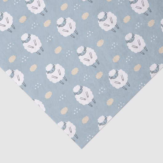 Zoete dromen tellen schapen tissuepapier (Detail)