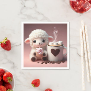 Zoete dromen van cacao en een lam servet