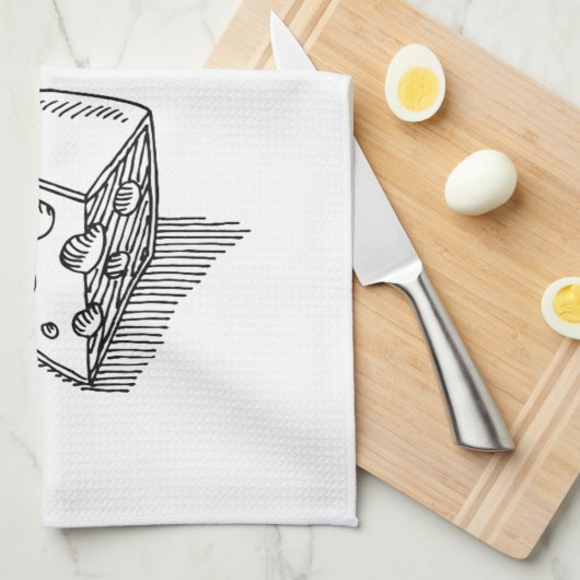 Zoete dromen zijn gemaakt van kaasdoeken. theedoek (Quarter Fold)