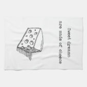 Zoete dromen zijn gemaakt van kaasdoeken. theedoek (Horizontaal)