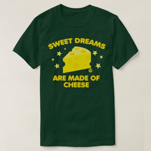 zoete droomkaas t-shirt (Design voorkant)