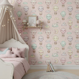 Zoete Droompjes Baby Meisje Patroon ID1231 Behang
