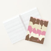 Zoete Druipende Napolitaanse Ijs Notitieboek (Binnen)