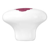 zoete druiven keramische knop (Zijkant)