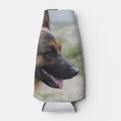 Zoete Duitse Herder Hond Flesjeskoeler (Voorkant)