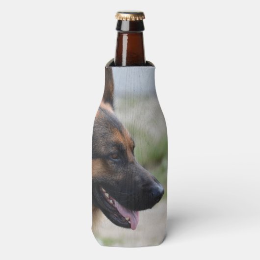Zoete Duitse Herder Hond Flesjeskoeler (Fles Voorkant)