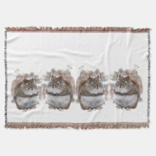 Zoete eekhoorntjes Blanket Deken
