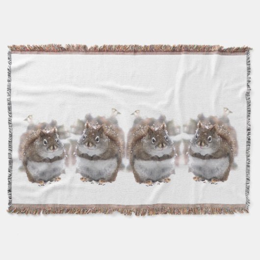 Zoete eekhoorntjes Blanket Deken (Voorkant)