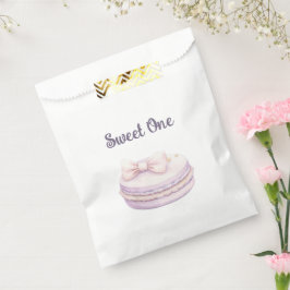 Zoete Eén Pastelkleurige Favorietentas Eerste Verj Bedankzakje