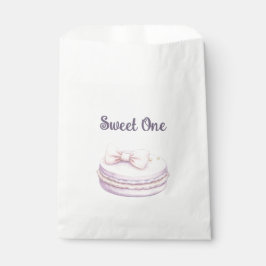 Zoete Eén Pastelkleurige Favorietentas Eerste Verj Bedankzakje