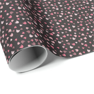 Zoete Eenvoudige Roze Tulpen Patroon - Alle richti Cadeaupapier
