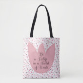 Zoete Eenvoudige Roze Tulpen Patroon - Alle richti Tote Bag (Voorkant)