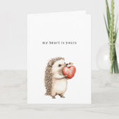 Zoete Egelhart Liefde Kaart (Voorkant)
